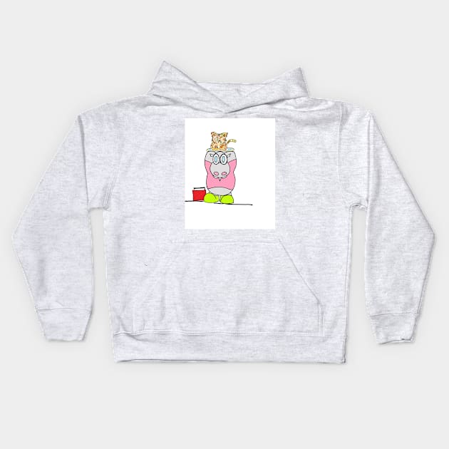 hypo arts and crafts Kids Hoodie by Little but Mighty